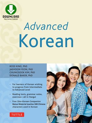 cover image of Advanced Korean